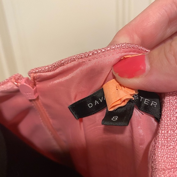 David Meister Pink Mini Dress with Chic Design - Picture 6 of 6